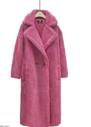 Luxe Cashmere Lamb Winter Coat