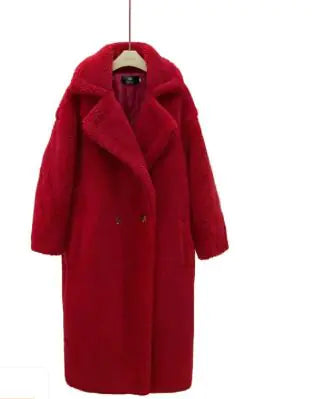 Luxe Cashmere Lamb Winter Coat