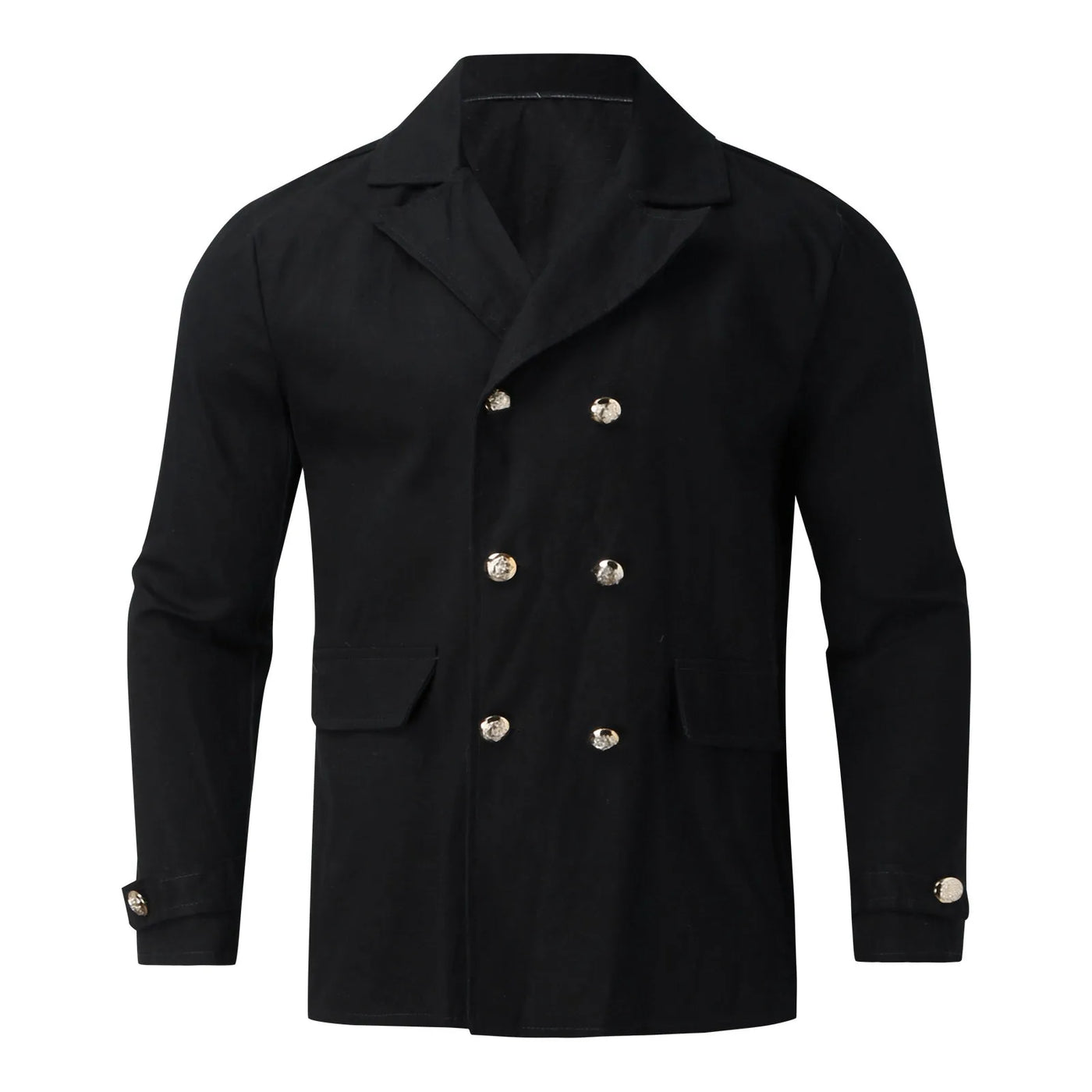 Men's Deluxe England Style Trench Coat