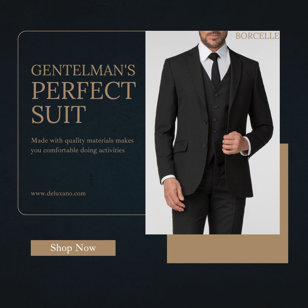 3 Pcs Perfect Gentlemen Slim Suite