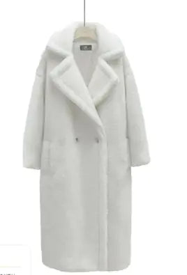 Luxe Cashmere Lamb Winter Coat