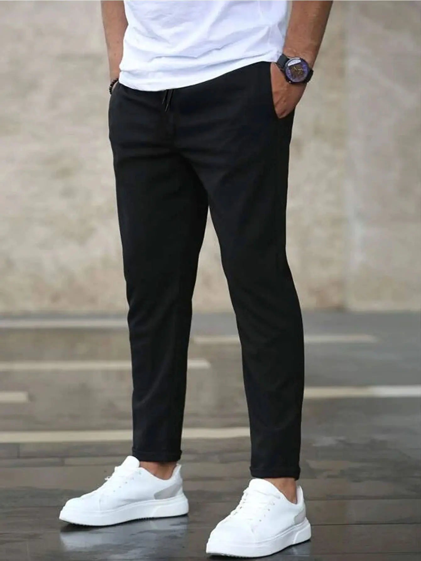 Men's casual cropped Britches